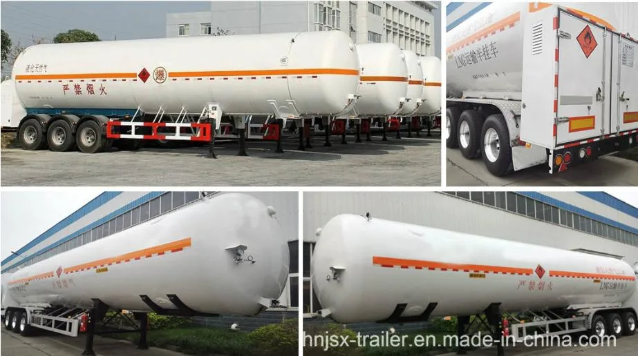Cryogenic LNG Storage Vehicle Natural Gas Cylinder Containers Tanks LNG Tanker Trailer