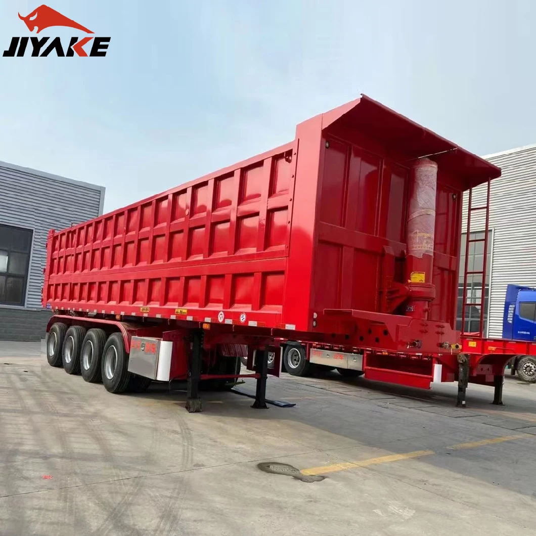 China 3 Axle Side End Tipper Tipping Dumper Dump Semi Trailer Sidetipping Trailer for Sale