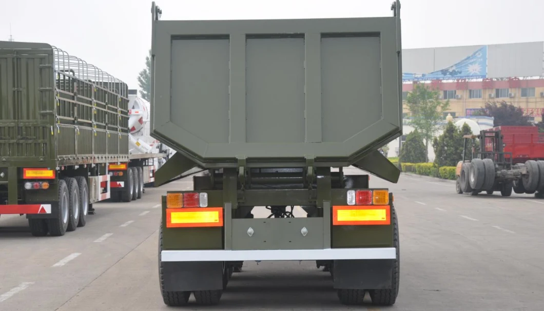 China Good Quality U Shaped End Rear Tipper Dumper Dump Semi Truck Trailer Manufacturers