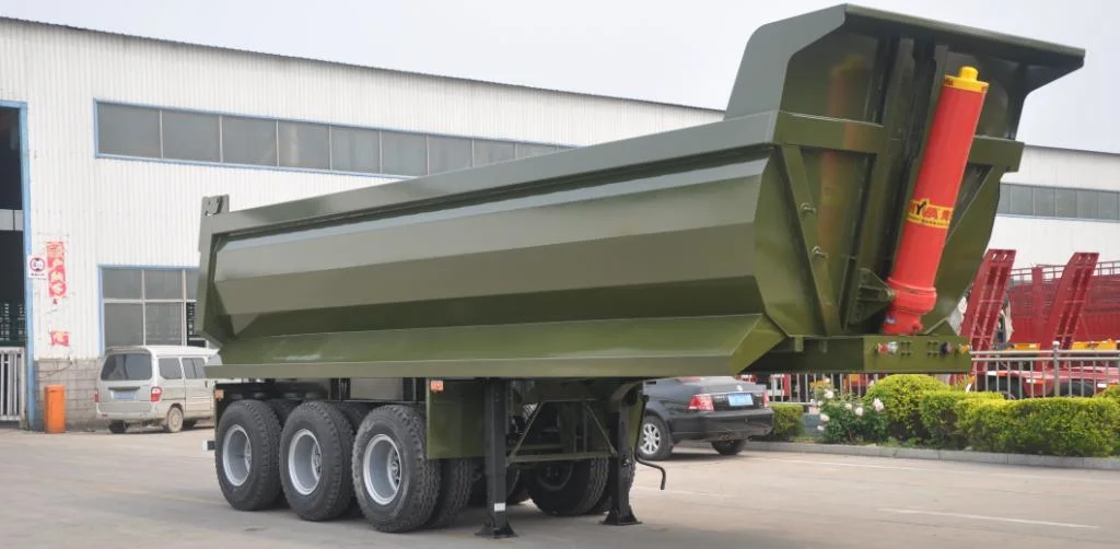 China Good Quality U Shaped End Rear Tipper Dumper Dump Semi Truck Trailer Manufacturers