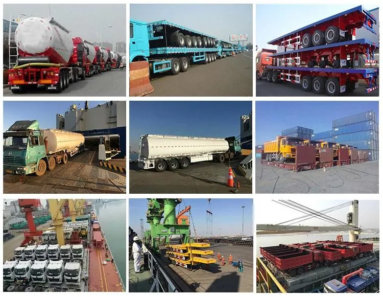 China Good Quality U Shaped End Rear Tipper Dumper Dump Semi Truck Trailer Manufacturers