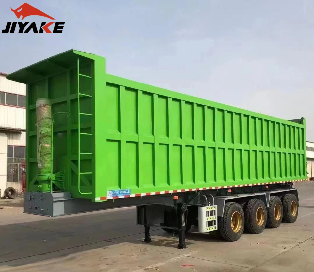 China 3 Axle Side End Tipper Tipping Dumper Dump Semi Trailer Sidetipping Trailer for Sale