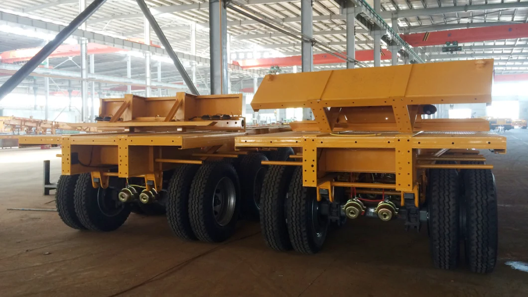 60 Ton Trailer Gooseneck Lowboy Trailer Lowbed Semi Trailer for Sale