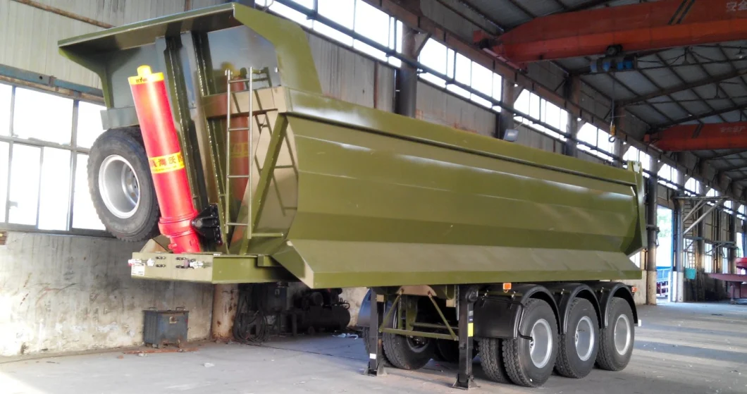 China Good Quality U Shaped End Rear Tipper Dumper Dump Semi Truck Trailer Manufacturers