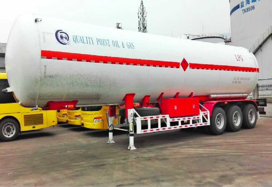 59.7 Cbm heavy truck trailer/ CNG Tank Trailer / LNG Tank Trailer / LPG Tank Trailer