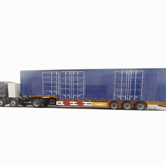 Führender Marken-Gütertransport 2 3 Achsen 30 40 50 60 Tonnen Schwerlast-Van-Typ-Kastenauflieger CKD SKD